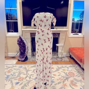 Rare print! Flynn Skye Off the Shoulder Maxi Dress Size M